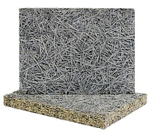 Фибролитовая плита повышенной плотности на сером цементе ФП 570-25С 3000*600*25 мм